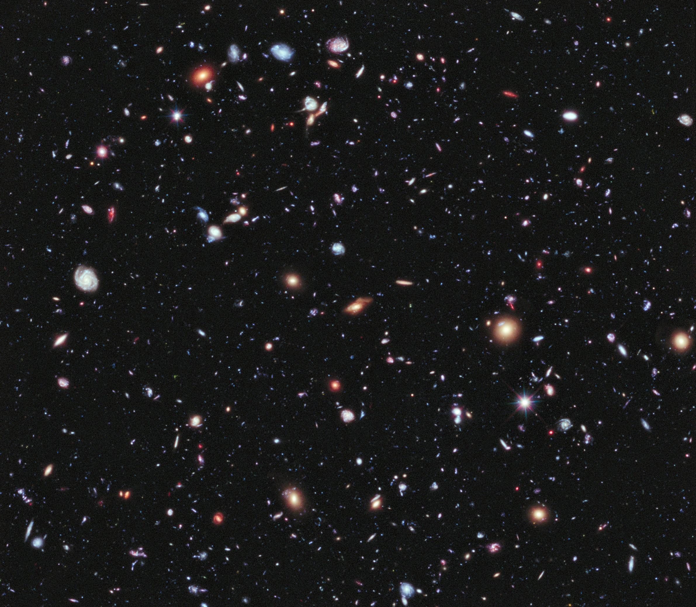 Ekstremalnie Głębokie Pole Hubble’a (eXtreme Deep Field, XDF) 