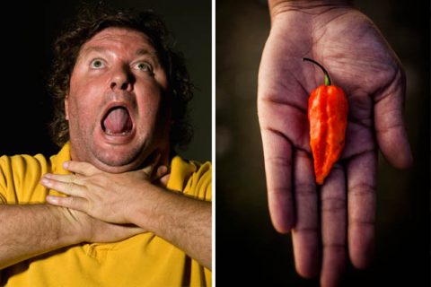 Dziura w gardle i niebezpieczne papryczki chilli