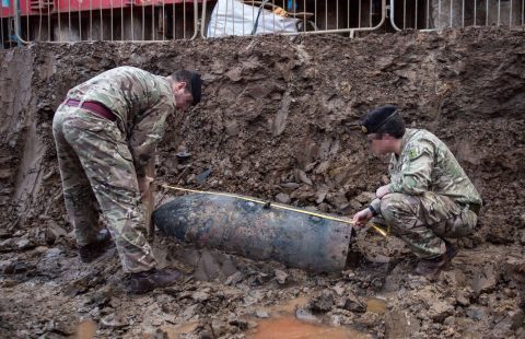 W Londynie znaleziono ogromną bombę z czasów II WŚ. Ewakuowano znaczną część miasta