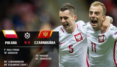 Polska wygrała z Czarnogórą. Polscy piłkarze po raz pierwszy od 2006 roku weźmą udział w mundialu