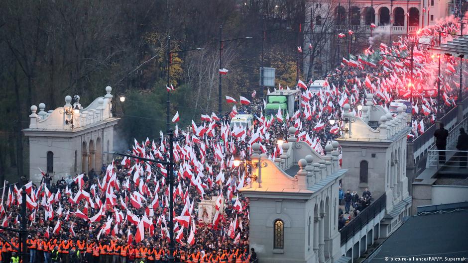 Święto Niepodległości, Warszawa, 11.11.2017. Fot. Źródło: dw.de