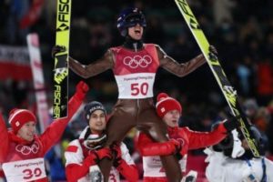 Kamil Stoch mistrzem olimpijskim w skokach narciarskich w Pjongczangu