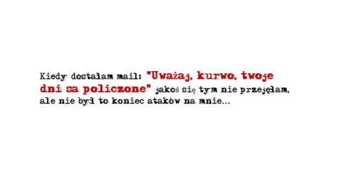Maria Nurowska: Oświadczam, że mnie nie zastraszycie!