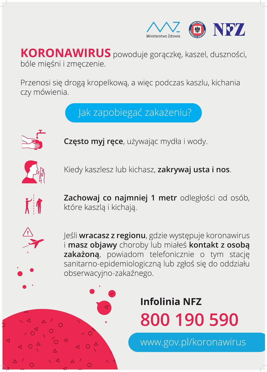 Koronowirus SARS-CoV-2. Jak zapobiegać