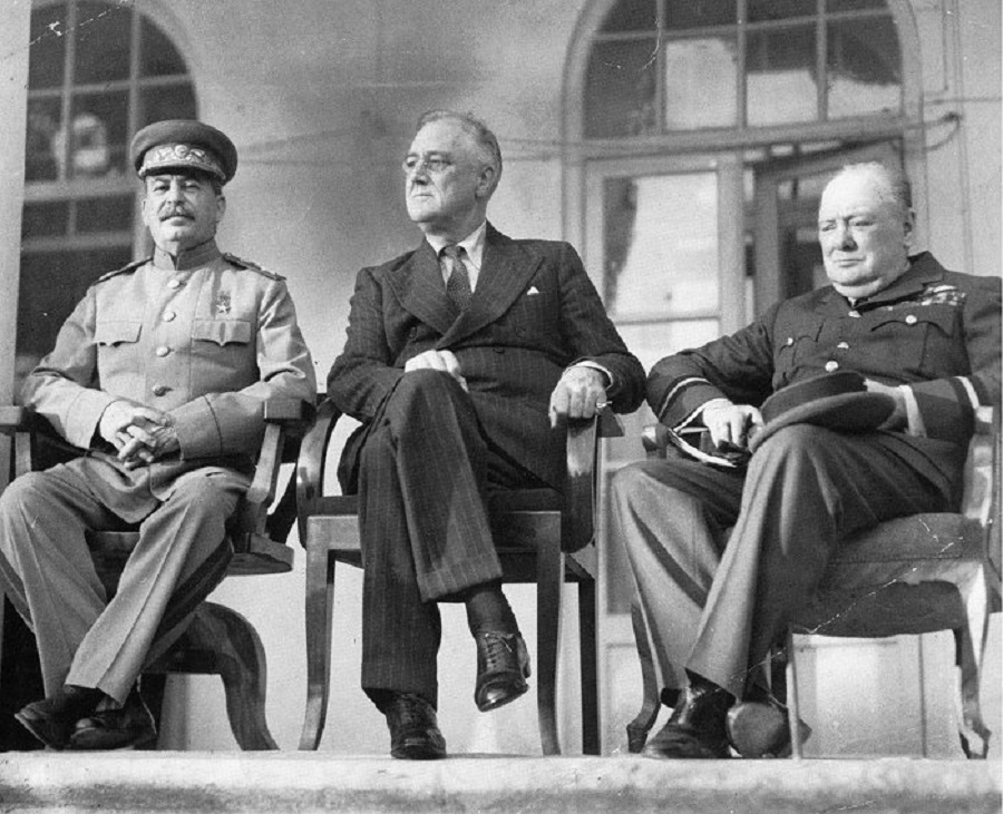 Konferencja teherańska (28 listopada 1943–1 grudnia 1943 roku w Teheranie) – spotkanie przywódców koalicji antyhitlerowskiej (tzw. wielkiej trójki): prezydenta USA Franklina Delano Roosevelta, premiera Wielkiej Brytanii Winstona Churchilla i przywódcy ZSRR Józefa Stalina.
