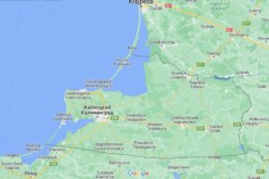 Kaliningrad (pol. Królewiec) – miasto w Rosji, stolica obwodu kaliningradzkiego. Morski port handlowy i wojenny, a także ośrodek przemysłu środków transportu, maszynowego, celulozowo-papierniczego i rybnego