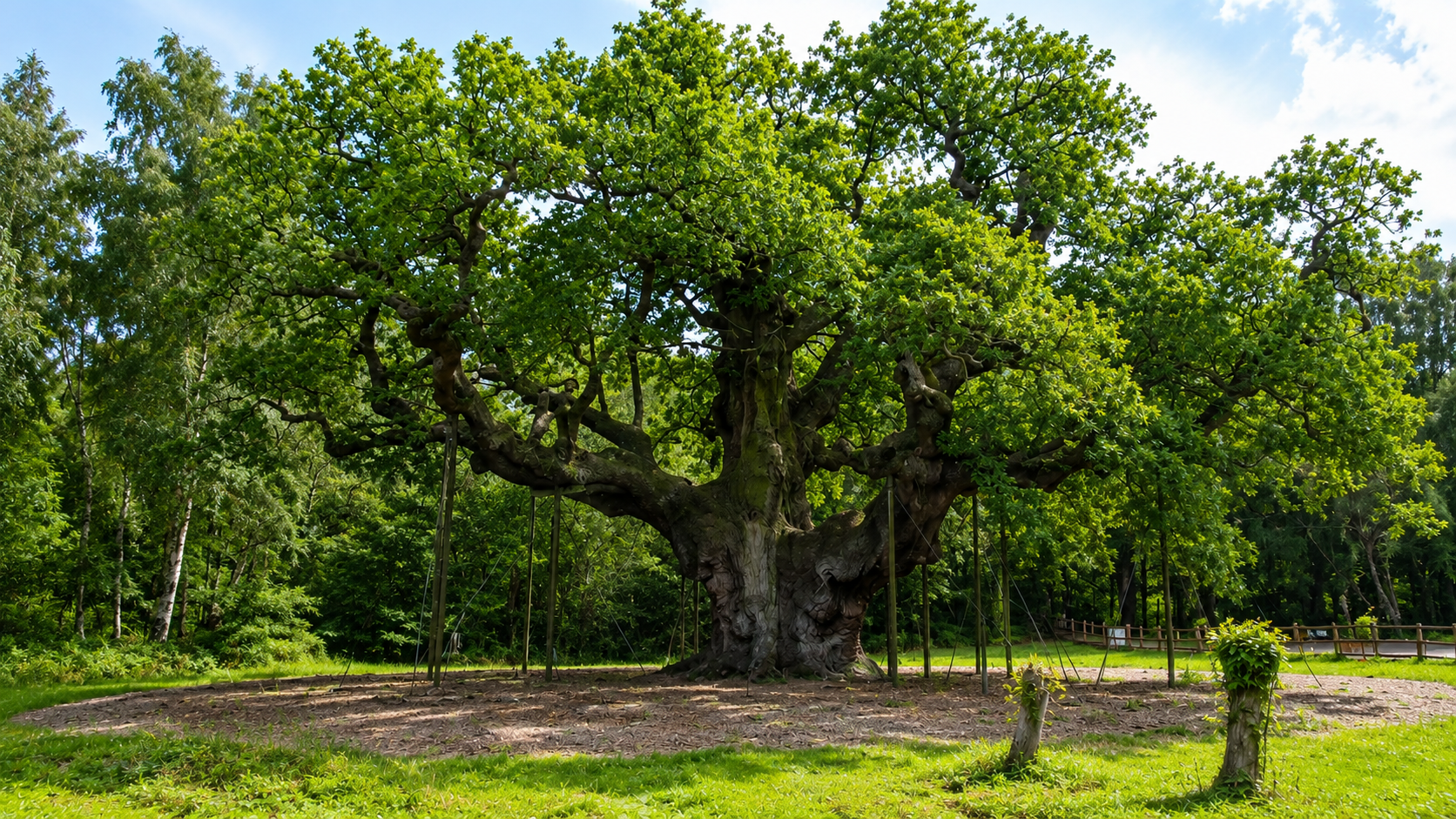 Major Oak, legendarny dąb Robin Hooda w Sherwood Forest