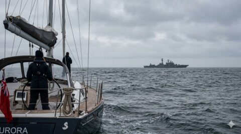 Incydent na kanale La Manche. Rosyjska fregata oddała strzały przy brytyjskim jachcie