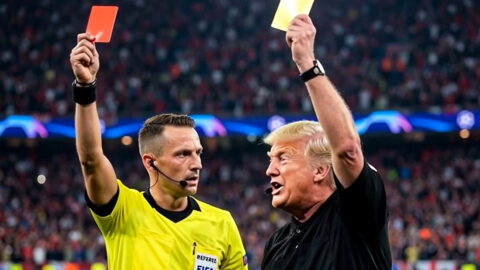 Mundial na telefon. Jak Donald Trump został głównym sędzią VAR