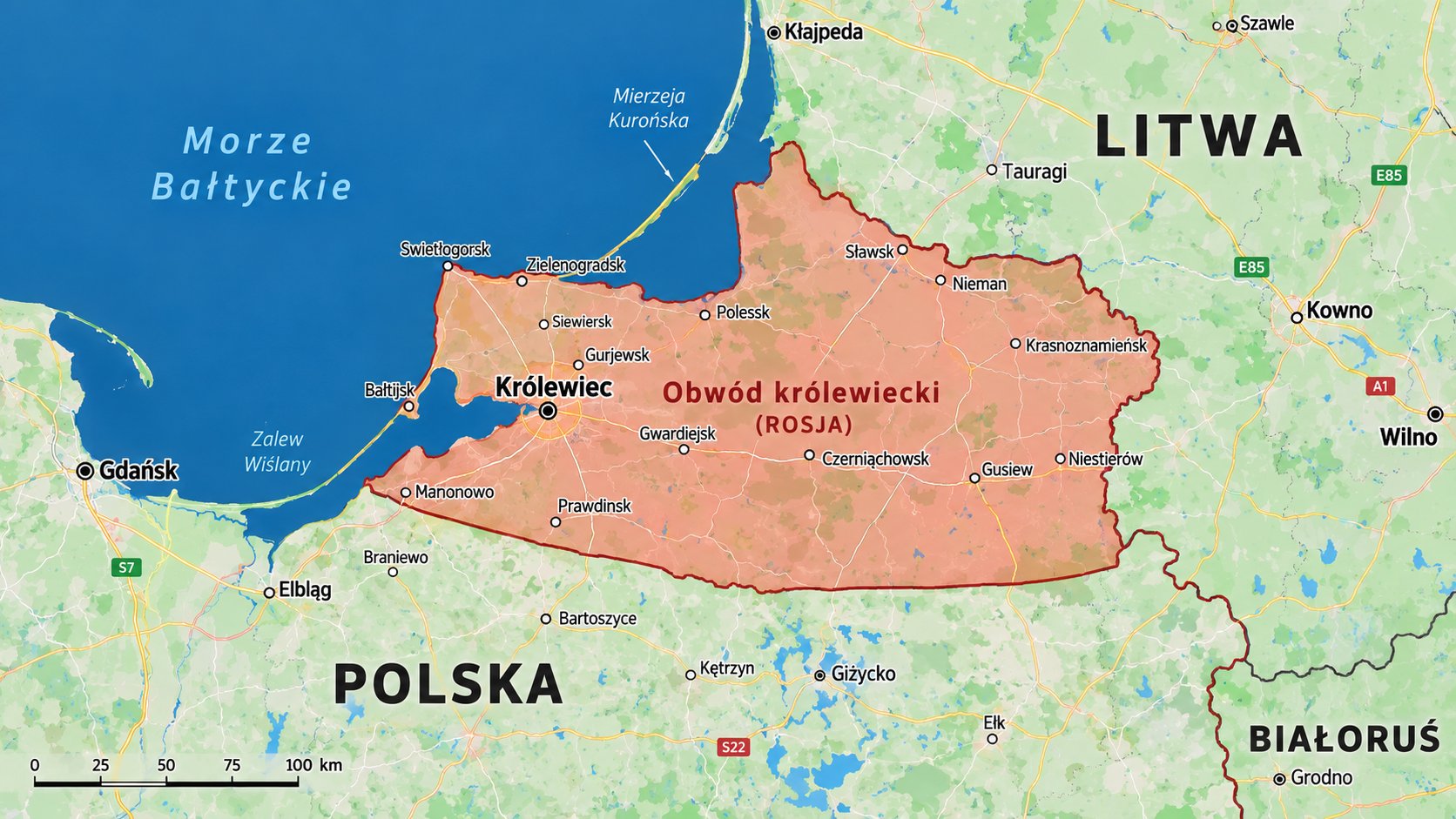 Rosja grozi bronią jądrową. Chodzi o Królewiec i działania NATO