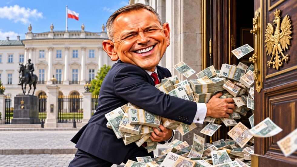 Nawrocki grzmi o dziurze budżetowej. Tymczasem jego kancelaria chce prawie 47 mln zł więcej